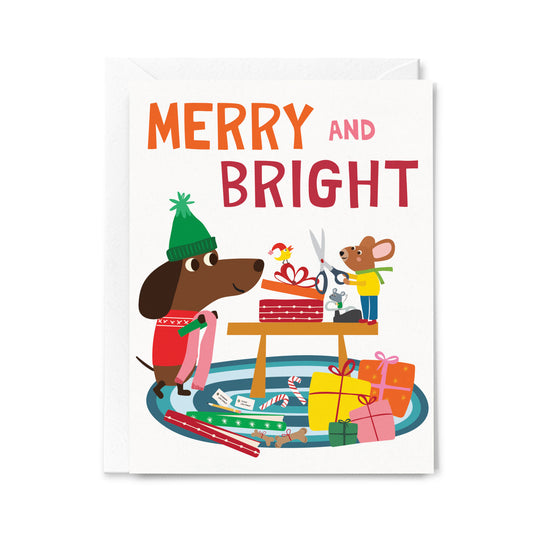 Merry and Bright – Stanley & Friends Holiday Card